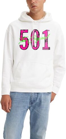 Levi's mens Relaxed Graphic Hoodie (Also Available in Big & Tall) in Saudi Arabia