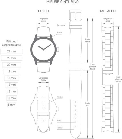 Morellato Guttuso Calf Leather Watch Strap - Chrome-plated Stainless Steel Buckle - MANUFATTI Collection in Saudi Arabia