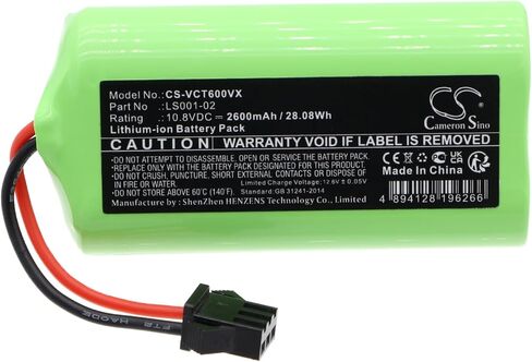 JIAJIESHI Replacement Battery Fit for Vactidy T6,T7,T8 LS001-02 in Saudi Arabia