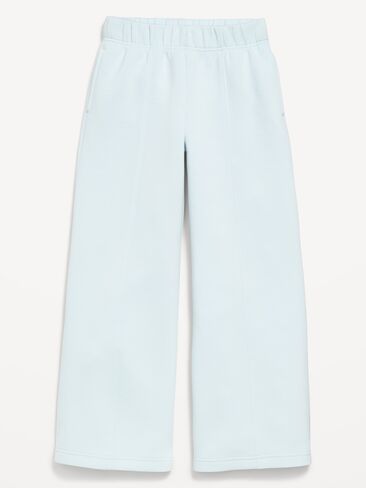 Old Navy High-Waisted Bounce Fleece Wide-Leg Sweatpants for Girls - SEAFOAM in Saudi Arabia