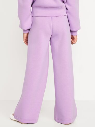 Old Navy High-Waisted Bounce Fleece Wide-Leg Sweatpants for Girls - Clary Sage in Saudi Arabia