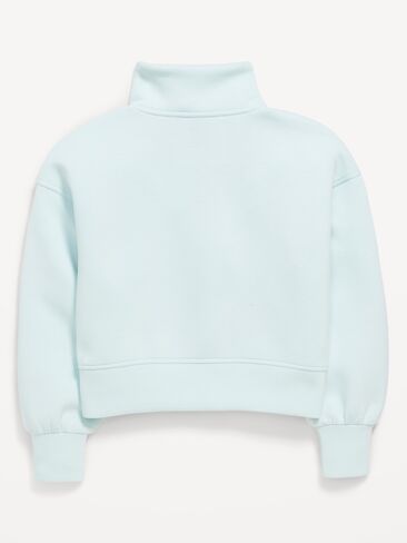 سترة صوفية صوفية نصف سحاب للفتيات من Old Navy - SEAFOAM in Kuwait