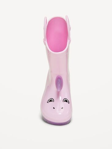 حذاء مطر طويل برسومات يونيكورن من Old Navy للفتيات الصغيرات - وحيد القرن in Kuwait