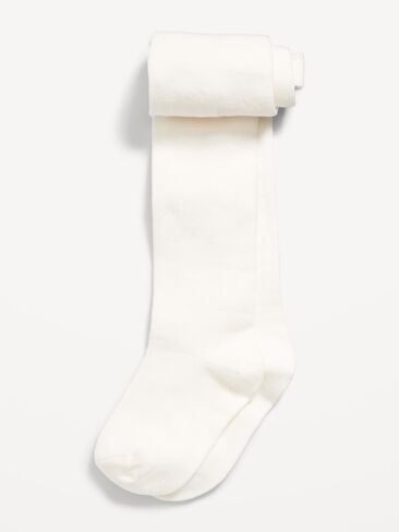 Old Navy Soft-Knit Solid Tights for Toddler Girls - Sea Salt in Saudi Arabia