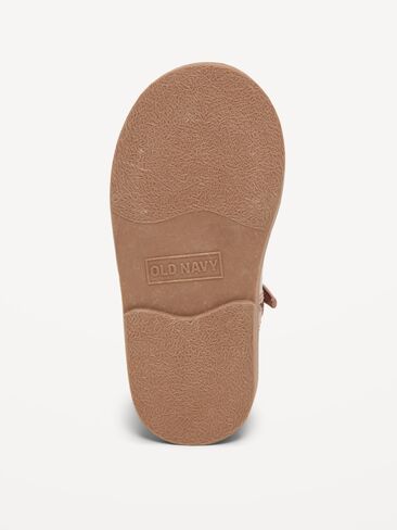 بوت تشيلسي من الجلد الصناعي اللامع للفتيات الصغيرات من Old Navy - ذهبي in Saudi Arabia