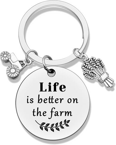 Funny Farmer Gifts for Men Women Rancher Gift Farmer Birthday Present Keychain Farm Tractor Gift Peasantry Theme Present Farm Lover Presents in Saudi Arabia