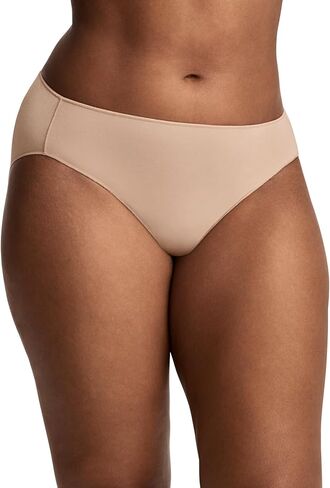 Jockey Women's Underwear No Panty Line Promise Tactel Bikini, white, 10 in Saudi Arabia
