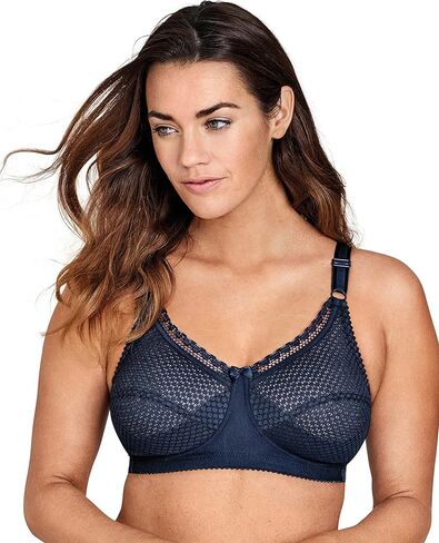 Miss Mary of Sweden Cotton Dots Womens Non-Wired Supportive Bra with Pattern in Saudi Arabia