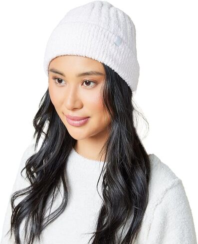 قبعة شتوية من سوفتيز مكتنزة مضلعة مارشميلو للنساء، قبعة شتوية فائقة النعومة مع نسيج مضلع مطاطي مريح in Kuwait