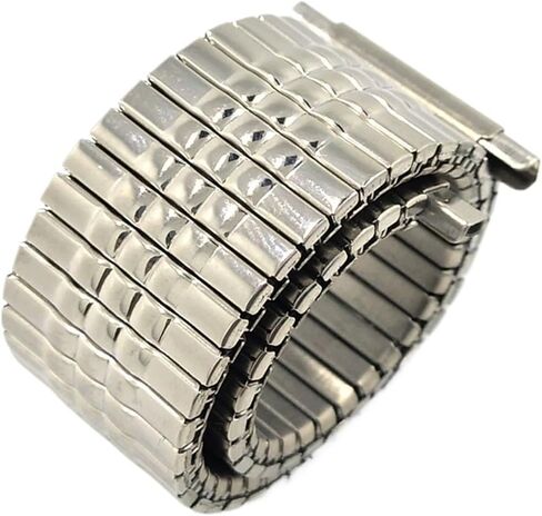 16-22mm Stainless Steel Elastic Watch Band Metal Stretch Expansion Wrist Strap For Men Women Universal Bracelet in Saudi Arabia