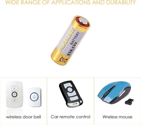 SuperPower A23 23A 8LR23 21/23 GP23 MN21 23GA Battery 12V Alkaline Battery (10 Batteries) in Saudi Arabia