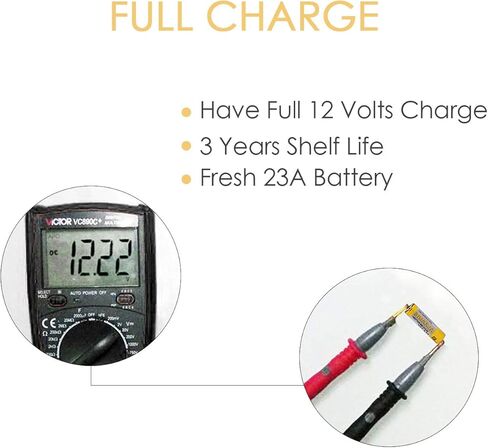 SuperPower A23 23A 8LR23 21/23 GP23 MN21 23GA Battery 12V Alkaline Battery (10 Batteries) in Saudi Arabia