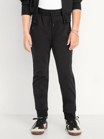 Old Navy Slim High-Waisted Dynamic Fleece Joggers for Girls - Black Jack in Saudi Arabia