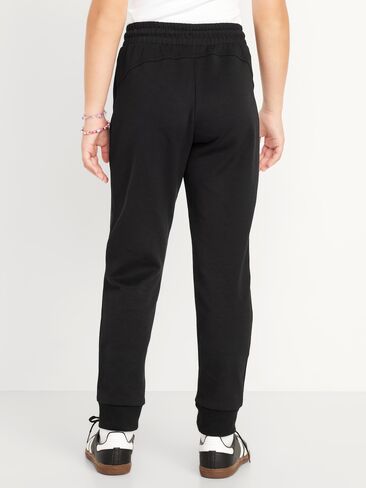 Old Navy Slim High-Waisted Dynamic Fleece Joggers for Girls - Black Jack in Saudi Arabia