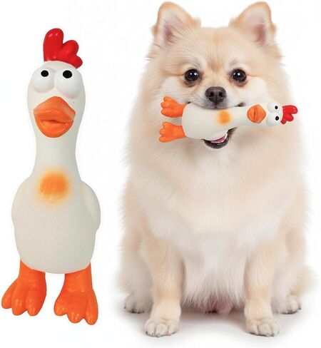 My Pet & ME - ألعاب الكلب اللاتكس الممتاز - 4.3 بوصة - ألعاب مضغ متينة للكلاب والجرى ، لعبة كلب صاخبة للمضغين النشطين ، لعبة التمساح الجرو لللعب والسفر in Kuwait