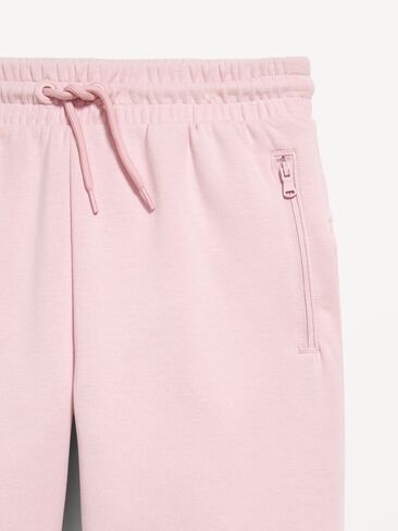 Old Navy Slim High-Waisted Dynamic Fleece Joggers for Girls - Light Pink in Saudi Arabia