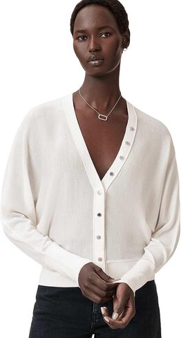 AllSaints Womens Honor V Cardigan Black Size Large in Saudi Arabia