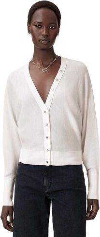AllSaints Womens Honor V Cardigan Black Size Large in Saudi Arabia