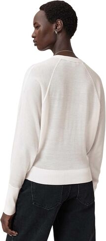 AllSaints Womens Honor V Cardigan Black Size Large in Saudi Arabia