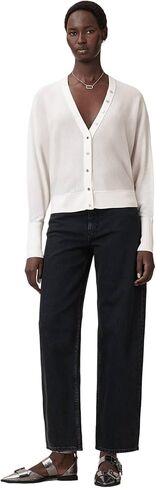 AllSaints Womens Honor V Cardigan Black Size Large in Saudi Arabia