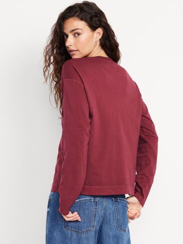 تي شيرت Old Navy Vintage برقبة دائرية - قرنفل in Kuwait