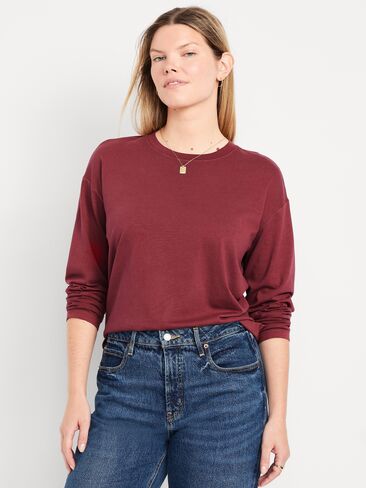 تي شيرت Old Navy Vintage برقبة دائرية - قرنفل in Kuwait