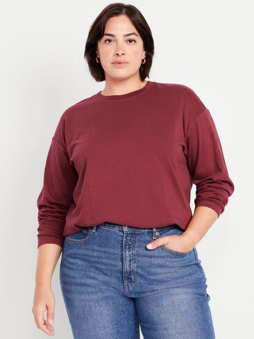 تي شيرت Old Navy Vintage برقبة دائرية - قرنفل in Kuwait