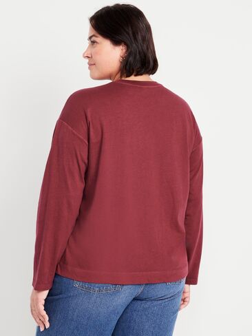 تي شيرت Old Navy Vintage برقبة دائرية - قرنفل in Kuwait