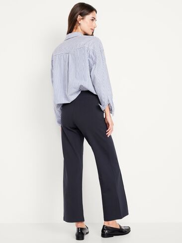 Old Navy Extra High-Waisted Stevie Straight Pants - Navy Captain in Saudi Arabia