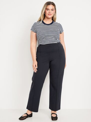 Old Navy Extra High-Waisted Stevie Straight Pants - Navy Captain in Saudi Arabia