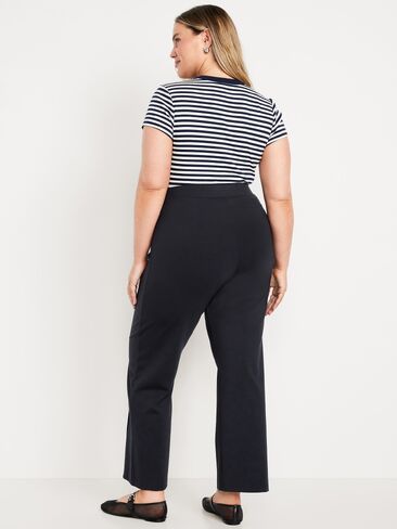 Old Navy Extra High-Waisted Stevie Straight Pants - Navy Captain in Saudi Arabia