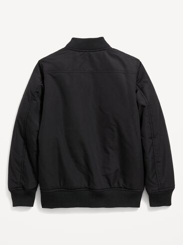 Old Navy Zip-Front Bomber Jacket for Boys - Black Jack in Saudi Arabia