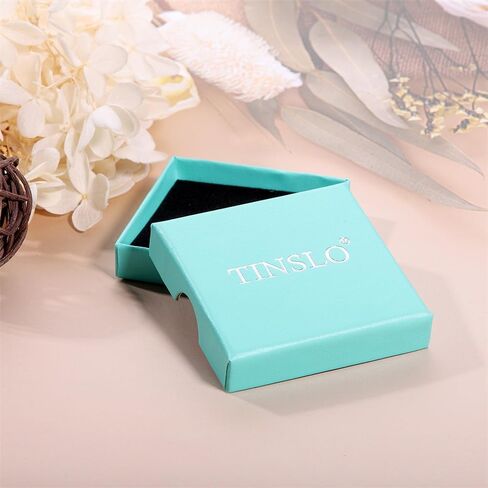 أقراط TINSLO 925 من الفضة الإسترليني هيبوالرجينيك أقراط نسائية Huggie أقراط تشيكوسلوفاكيا ملونة الذكرى السنوية كهدية للنساء in Kuwait