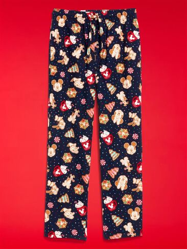 بنطلون بيجامة Old Navy Old Navy x Disney مطبوع من الفلانيل للرجال - حفلة ديزني كوكيز (تطابق المشاهير!) in Saudi Arabia