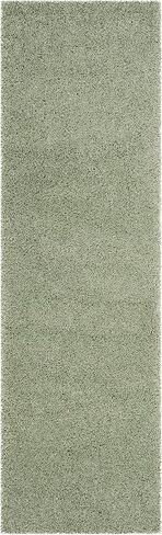SAFAVIEH Laguna Shag Collection Accent Rug - 2'3" x 4', Beige, Solid Design, Non-Shedding & Easy Care, 2-inch Thick Ideal for High Traffic Areas in Entryway, Living Room, Bedroom (SGL303B) in Saudi Arabia