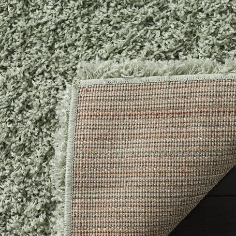 SAFAVIEH Laguna Shag Collection Accent Rug - 2'3" x 4', Beige, Solid Design, Non-Shedding & Easy Care, 2-inch Thick Ideal for High Traffic Areas in Entryway, Living Room, Bedroom (SGL303B) in Saudi Arabia