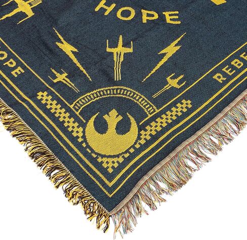 Heroes & Villains Star Wars Rebel Yarn Dyed Tapestry Throw Wall-Hanging in Saudi Arabia