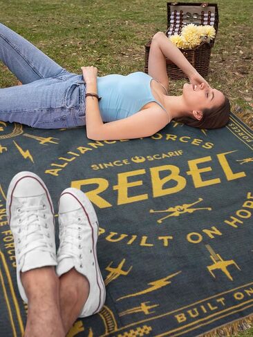 Heroes & Villains Star Wars Rebel Yarn Dyed Tapestry Throw Wall-Hanging in Saudi Arabia
