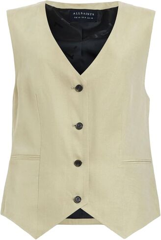AllSaints womens Averie Ten Waistcoat in Saudi Arabia