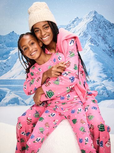 قطعة واحدة للأطفال من Old Navy بسحاب ثنائي الاتجاه للنوم واللعب - أكواب وردية (تناسب العائلة!) in Saudi Arabia