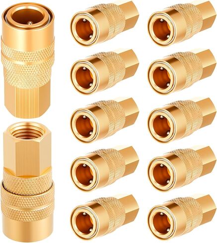 12 Pcs 775 1/4" FNPT A Style Coupler 1/4" FNPT a Style Air Fittings Compatible with Milton a Style Plugs #778, #777, #777-4, #777-6, #1777-4 and #1777-6 in Saudi Arabia