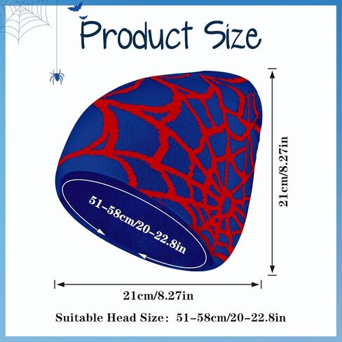 LUNINGLA 2 قطعة Y2k Beanies عنكبوت ويب نمط أكريليك محبوك القبعات عارضة الشارع الشهير للنساء والرجال المراهقين الشتاء الأنشطة الخارجية الرياضة أسود in Kuwait