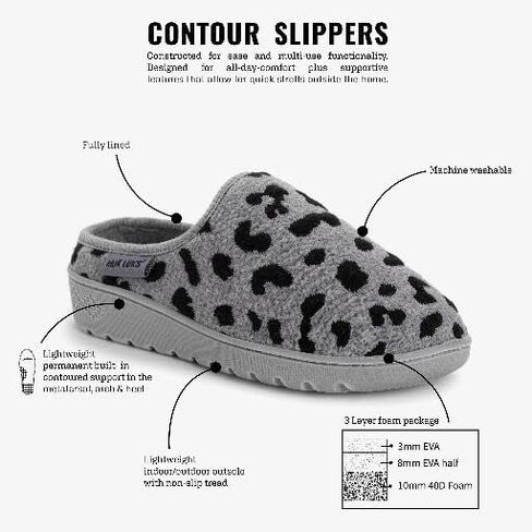 MUK LUKS Women's Nony Flyknit Slipper, Grey, S in Saudi Arabia