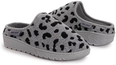 MUK LUKS Women's Nony Flyknit Slipper, Grey, S in Saudi Arabia