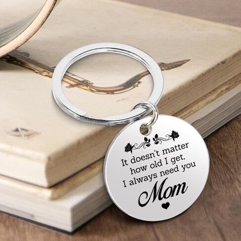 هدايا الأم من ابنتها لعيد الميلاد، أنا دائمًا بحاجة إليك سلسلة مفاتيح هدايا عيد الأم للأم الأم in Kuwait