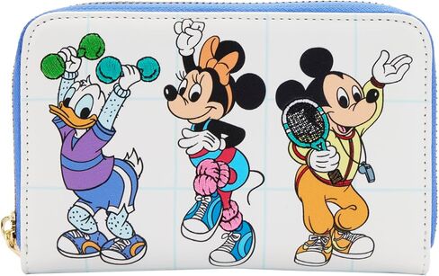 Loungefly DISNEY MOUSERCISE ZIP AROUND WALLET in Saudi Arabia