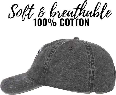 InnoBeta Skydiving Gifts for Men & Women, Adjustable Vintage Baseball Cap Washed Cotton Embroidered Hat Grey in Saudi Arabia