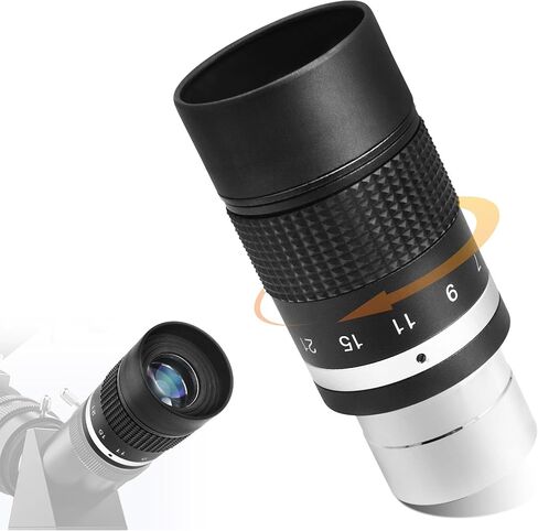 Astromania تم تحديث Deluxe Zoom العدسة Aspheric لـ 1.25/2 بوصة التلسكوبات الفلكية ومرشحات 1.25 بوصة ، و Endatile 8-24mm Zoom Telescope Eyepiece ، وملحق تلسكوب متعدد العناصر متعدد الاستخدامات بالكامل. in Kuwait