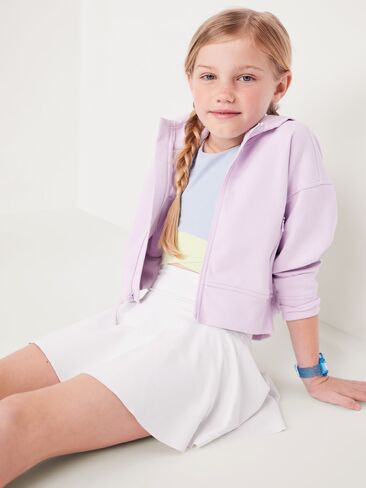 Old Navy High-Waisted PowerSoft Skort for Girls - White Lilies in Saudi Arabia