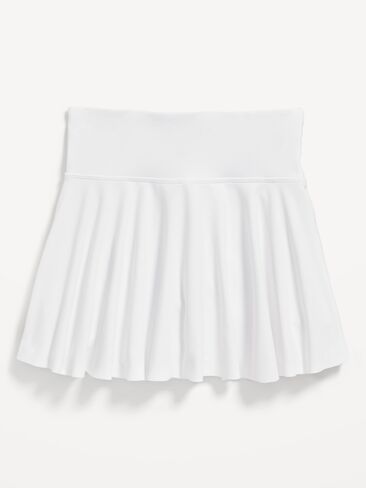 Old Navy High-Waisted PowerSoft Skort for Girls - White Lilies in Saudi Arabia